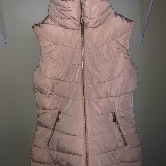 Calvin klein pink puffer vest Clearance